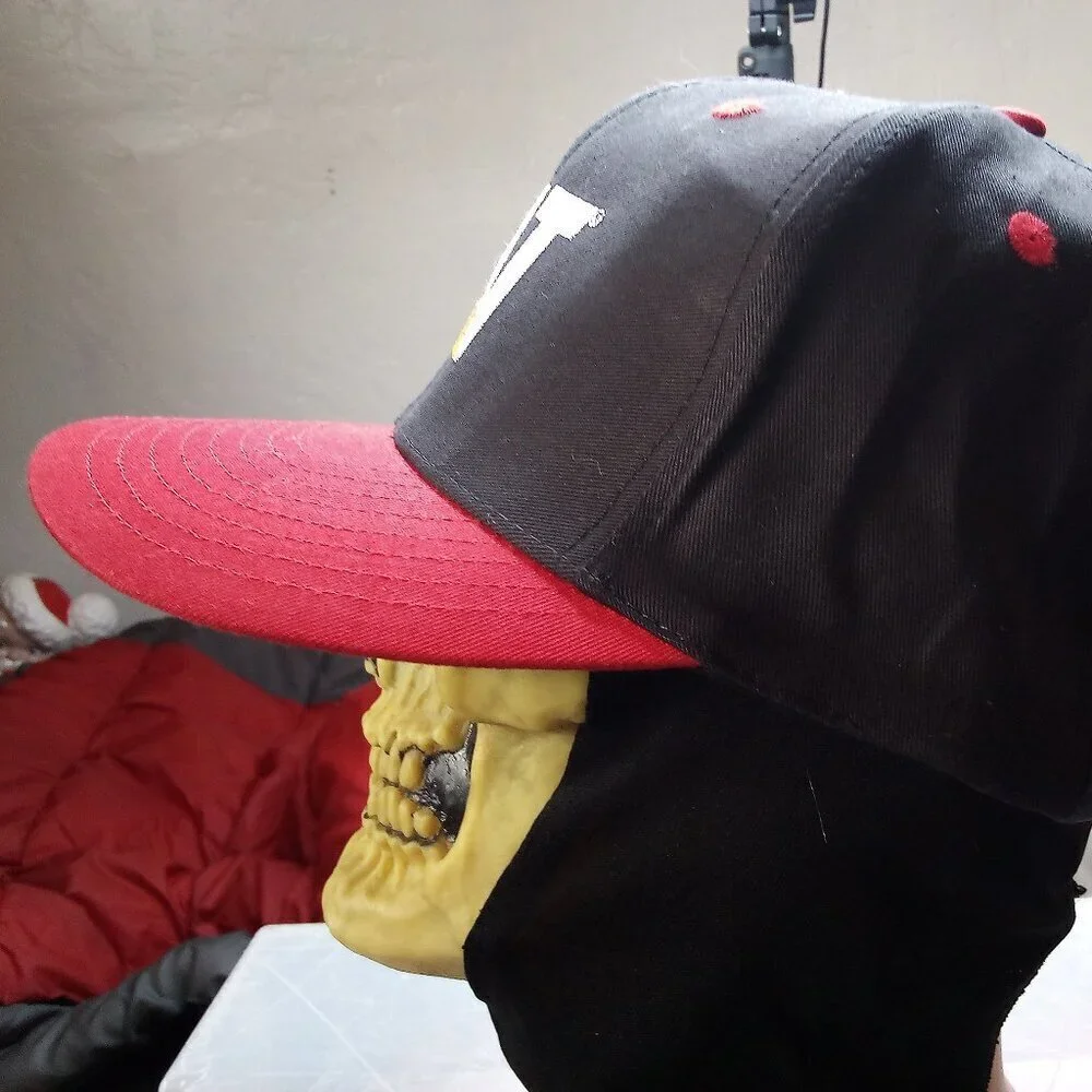 Vintage CAT Caterpillar Two Tone Snap Back Hat Cap